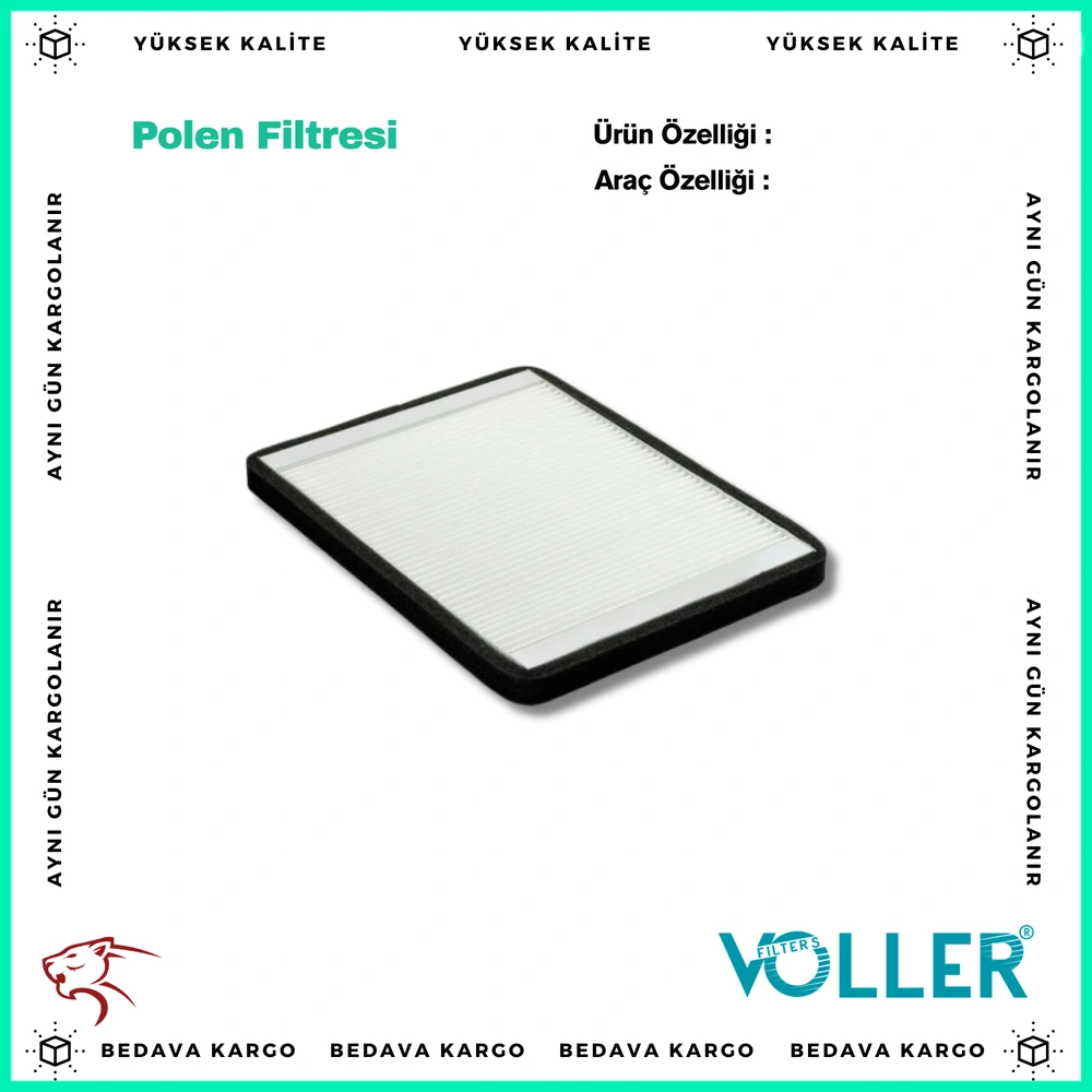 Polen Filtresi Cerceveli Renault Megane 1 96-03 - 7700424093 - Yedek Parça