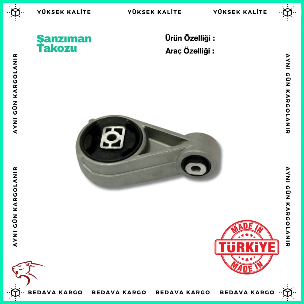 Sanziman Takozu Ford Connect 1.8tdci (02-13)-Focus I Tum Motorlar (98-05) - 9T166P082BA - Yedek Parça