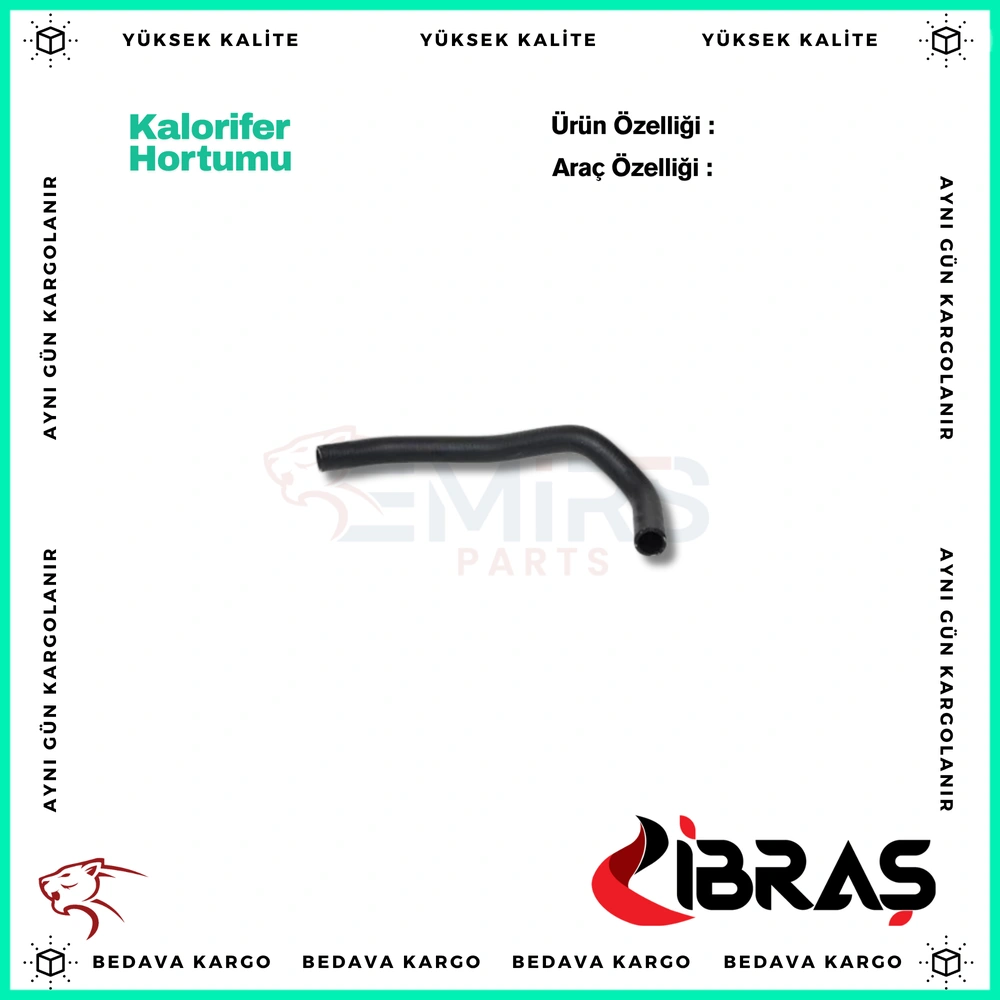 Kalorifer Hortumu Renault Megane 2 Scenic 2 1.4 1.6 16v - 8200210906 - Yedek Parça