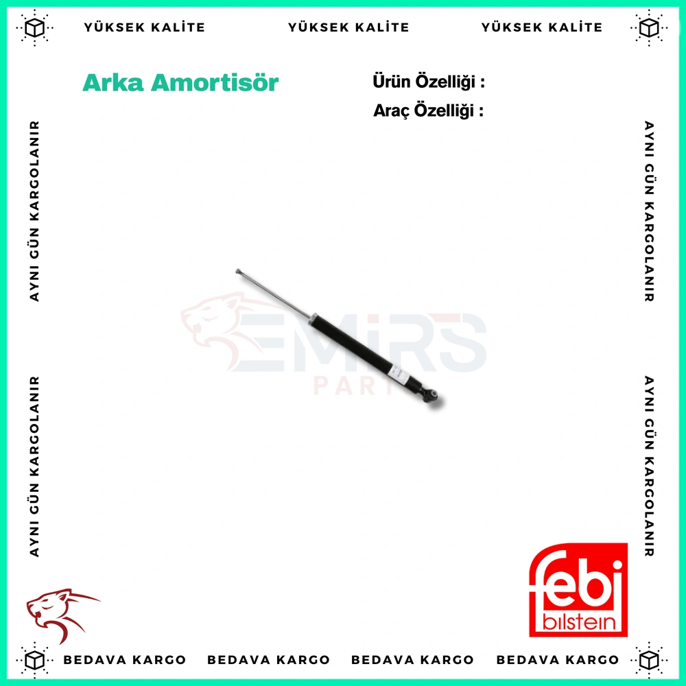 Arka Amortisor Renault Clio 2 Symbol 1 2 (Tum Modeller) - 7700426693 - Yedek Parça