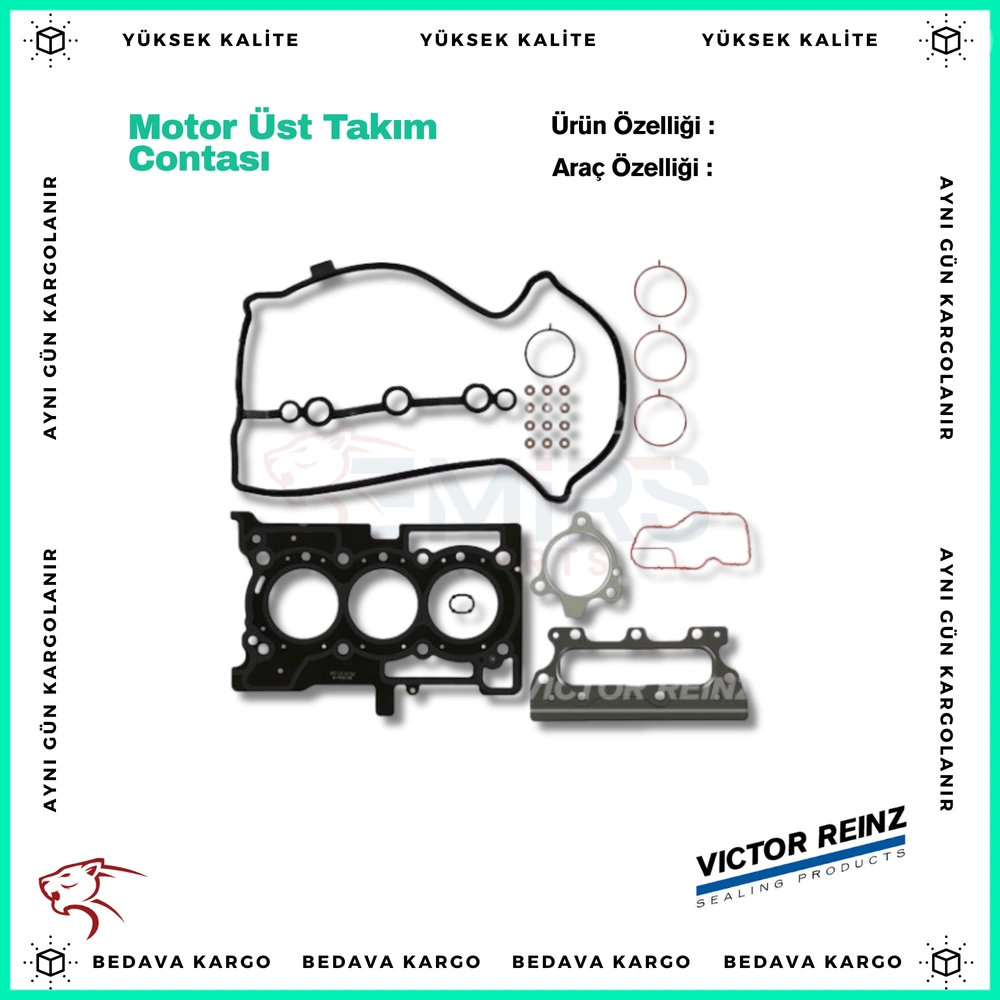 Motor Ust Takim Contasi Renault Clio 4 0.9 TCE H4b - 101012042R - Yedek Parça