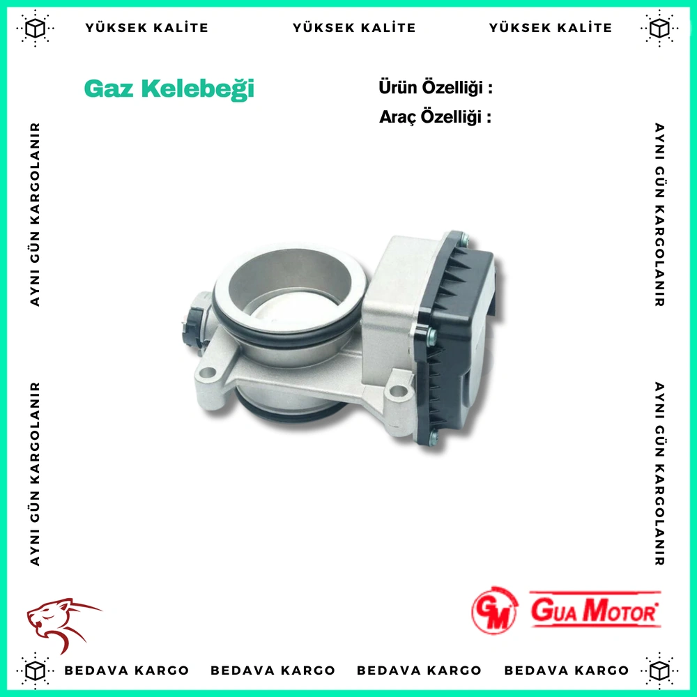 Gaz Kelebegi Renault Megane 2 1.4 1.6 16V Dacia Duster - 8200123061 - Yedek Parça