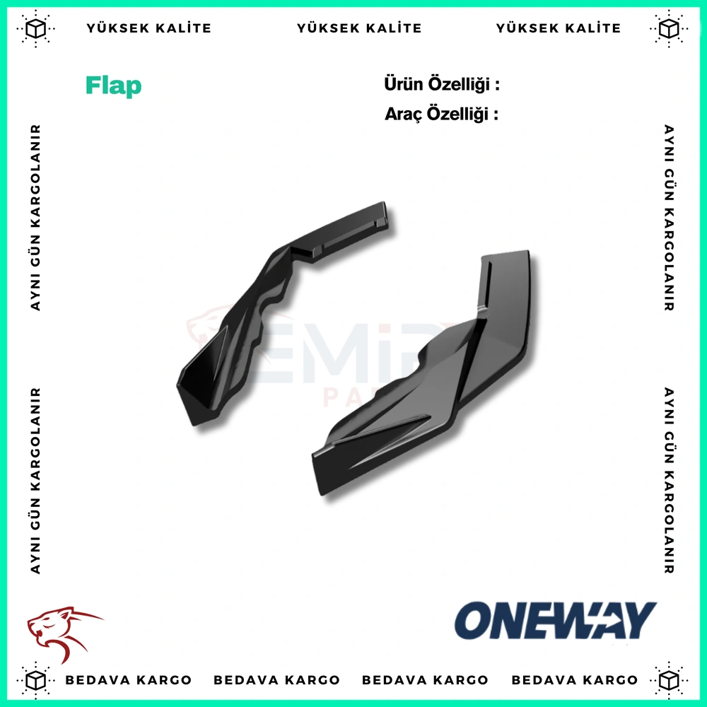 BMW M2 G87 2023+ Arka Sag Sol Flap RS11.039 - RS11.039 - Yedek Parça