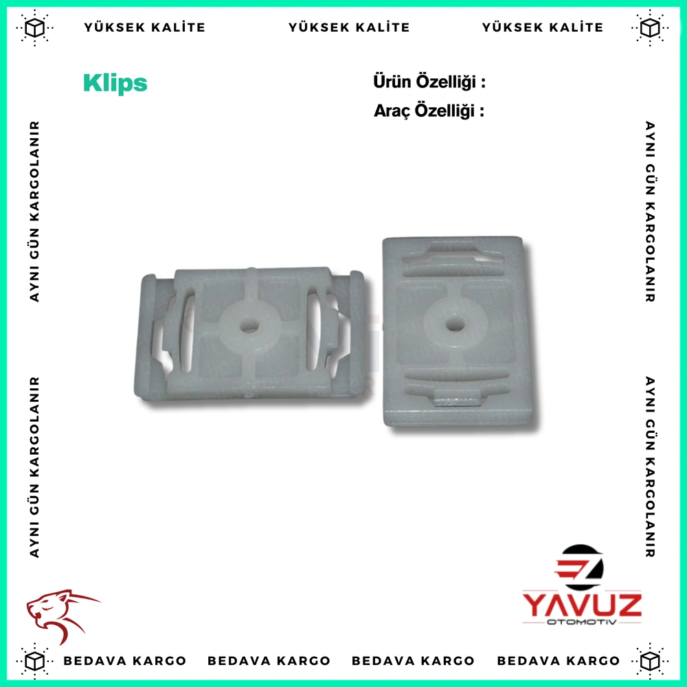 AUDİ 100 SERİSİ MARŞPİYEL KLİPSİ - 4A0853825A - Yedek Parça