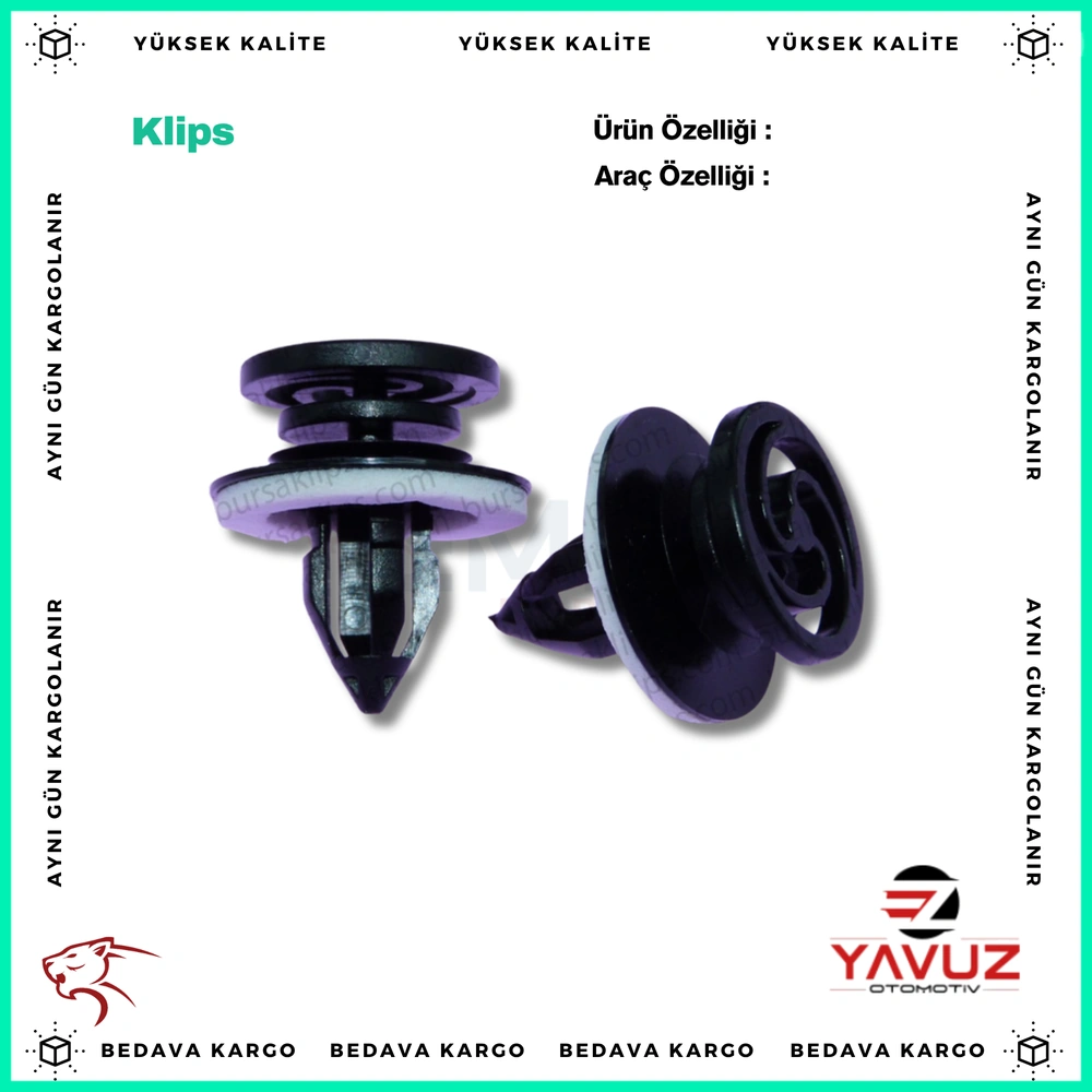 AUDİ A3,A4,A6,S6,RS4 KAPI DÖŞEME KLİPSİ - 8E0868243 - Yedek Parça
