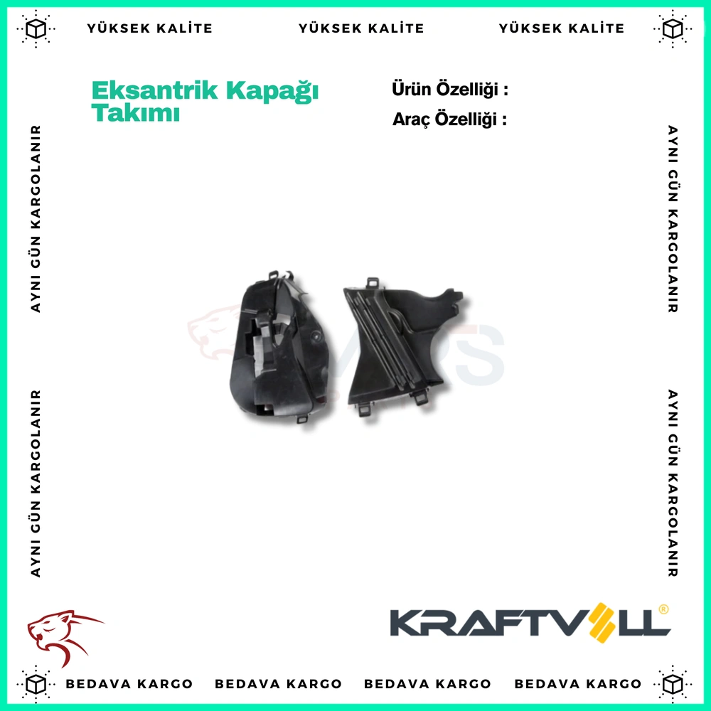 Eksantrik Kapagi (Alt+ust) Takim Renault Megane 2 Clio Kangoo 08- 1.5 DCI K9k - 8200795003 - Yedek Parça