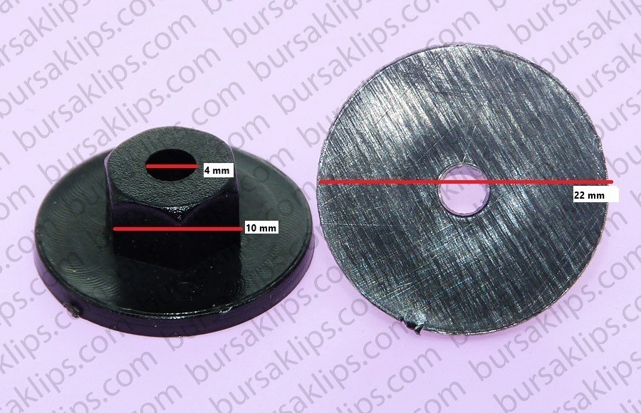AUDİ,VOLKSWAGEN,SEAT,SKODA,OPEL PLASTİK SOMUN (10x22) - N90474001 - Yedek Parça