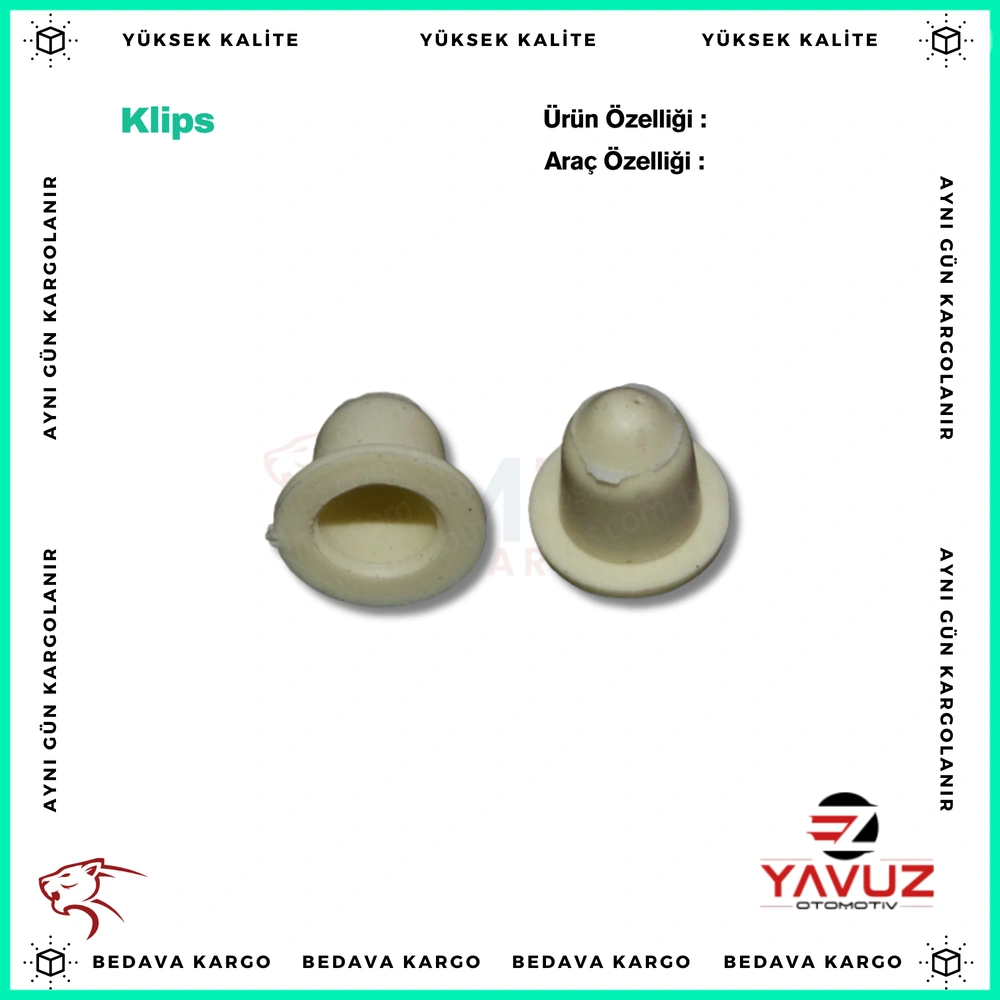 BMW ÇITA DÜBELİ KLİPSİ - 51131960127 - Yedek Parça