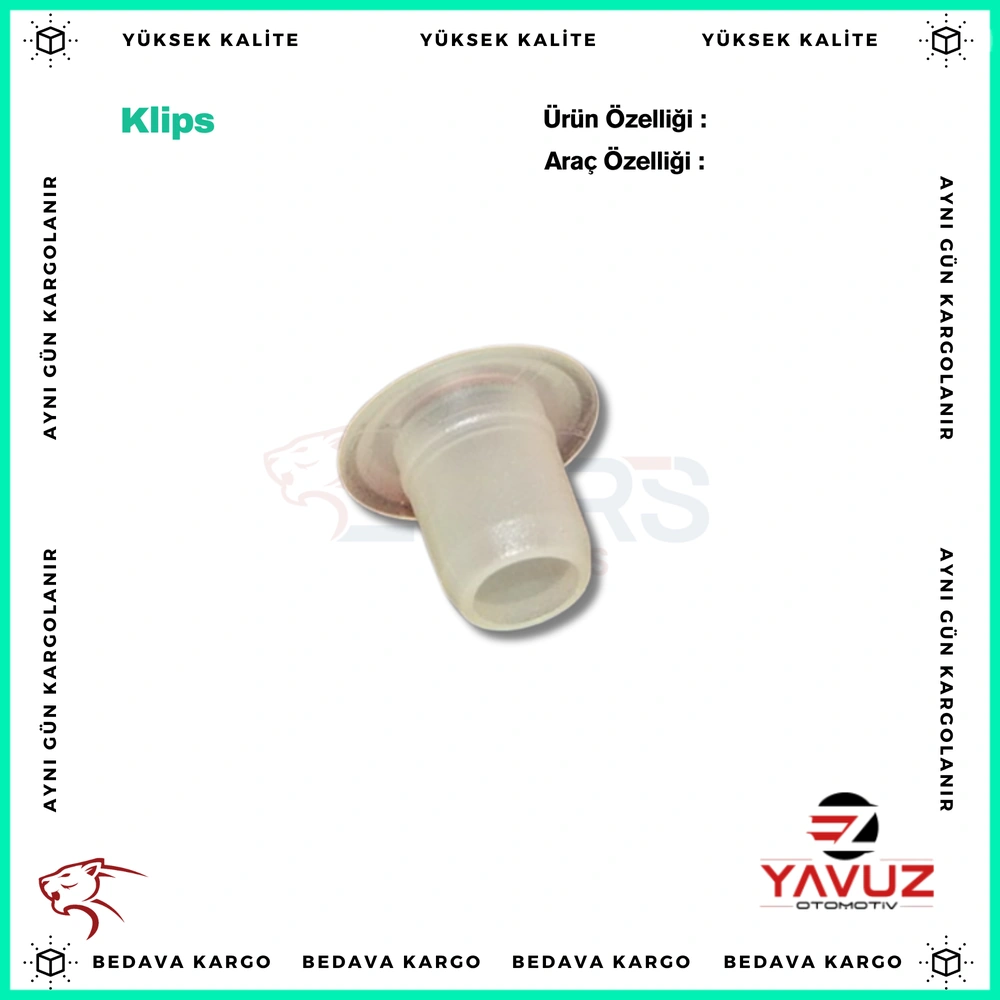 BMW E23 E24 E28 E30 ARMA KLİPSİ - 51141902279 - Yedek Parça