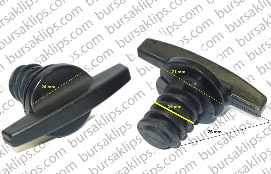 BMW E32-34-38-39 E46 E60 BAGAJ KLİPSİ - 71111179444 - Yedek Parça