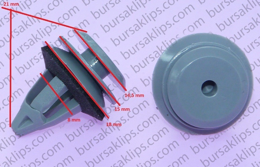 BMW E46,E60 KAPI DÖŞEME KLİPSİ - 51418224781 - Yedek Parça