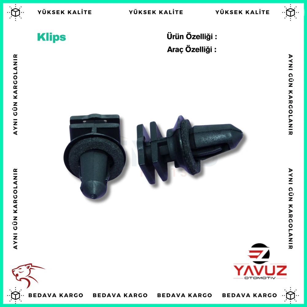 BMW E93,E63,F12 MARŞPİYEL KLİPSİ - 07147074343 - Yedek Parça