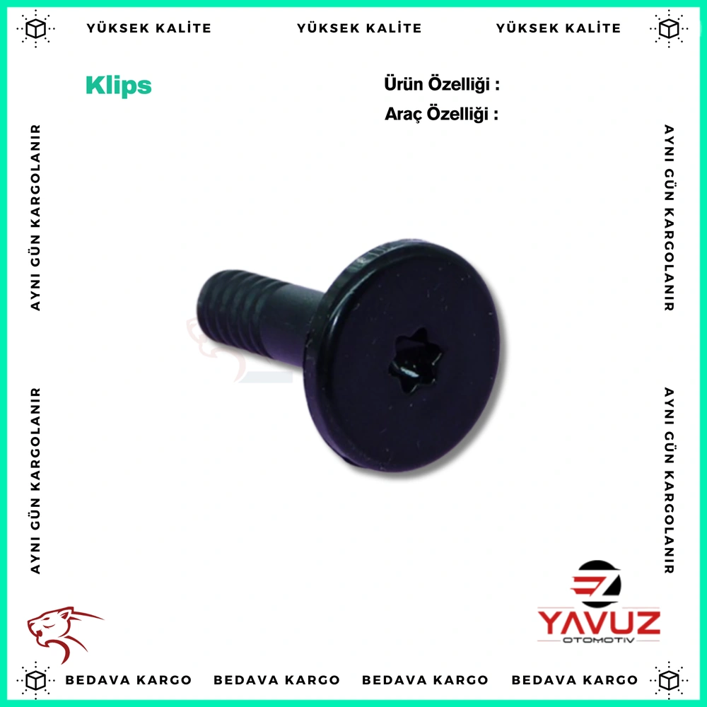BMW,MİNİ MARŞPİYEL KLİPSİ - 51717066229 - Yedek Parça