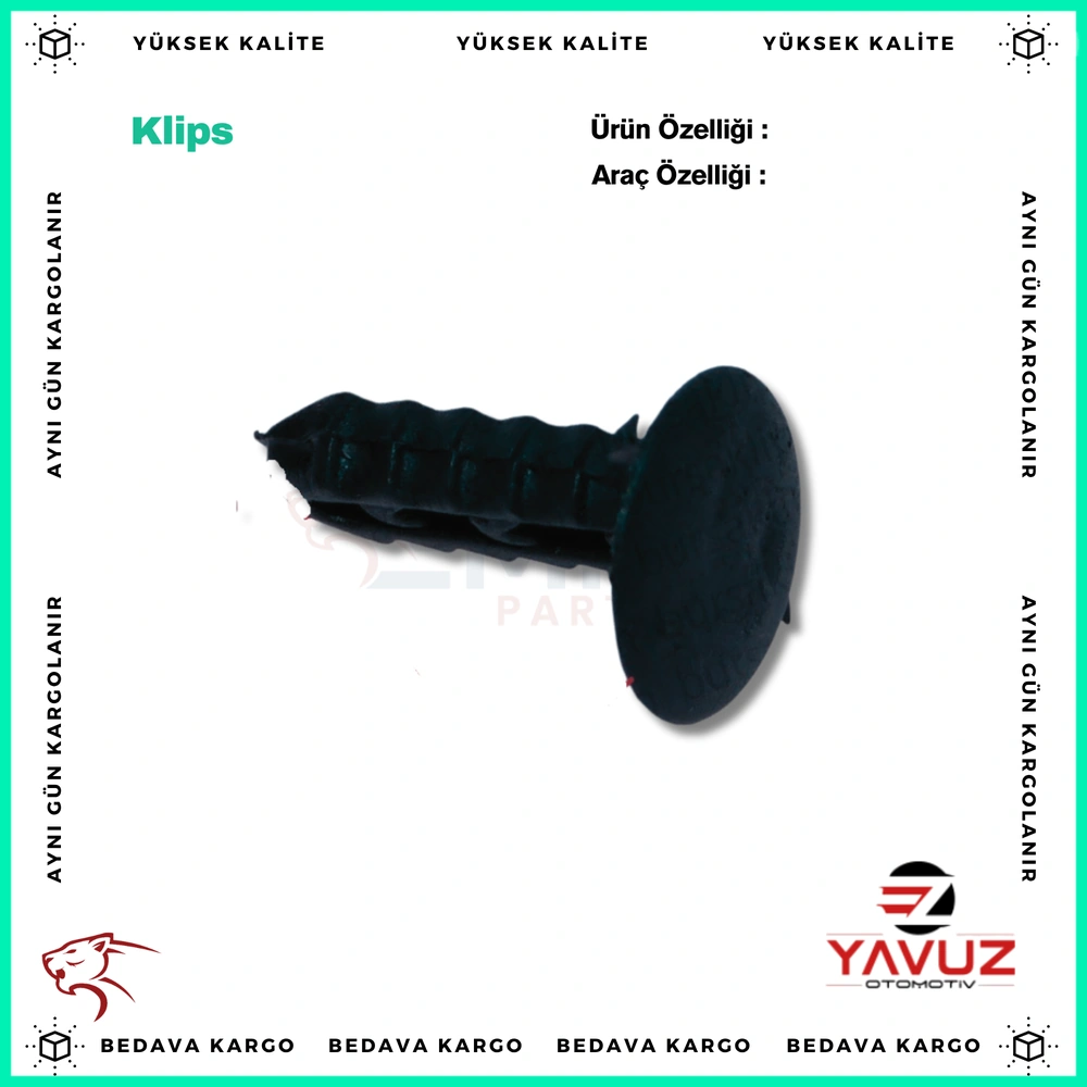 FİAT TEMPRA DAVLUMBAZ KLİPSİ - 14591887 - Yedek Parça