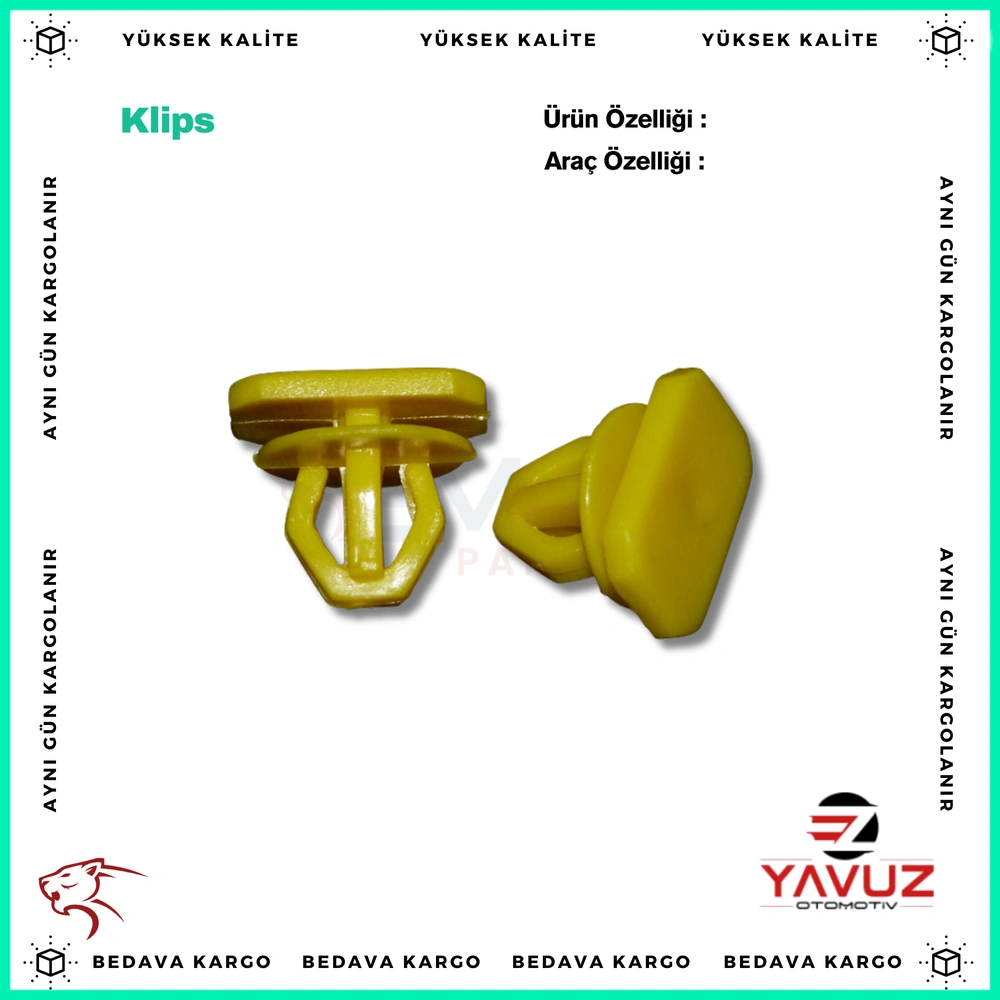 FORD CONNECT ÇAMURLUK AĞIZ KLİPSİ - 2T14V35312AB - Yedek Parça