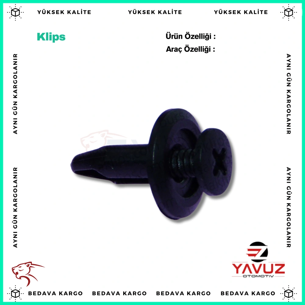 FORD PANJUR KLİPSİ (0,6mm) - W703915S300 - Yedek Parça