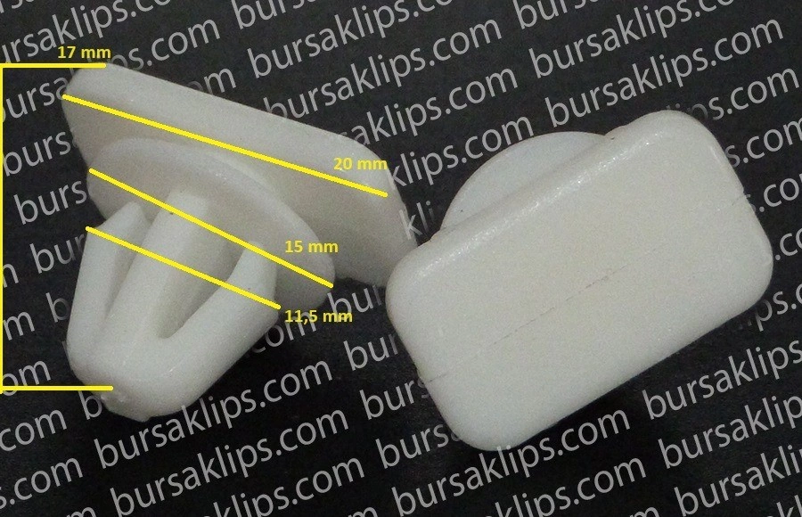 FORD TRANSİT ÇAMURLUK KLİPSİ (ARKA) - 3010121600 - Yedek Parça