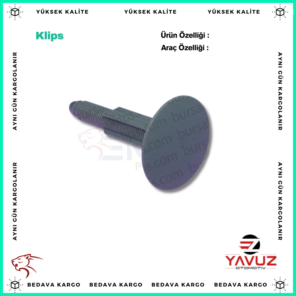 FORD TRANSİT TAVAN DÖŞEME KLİPSİ - W706635SSZUAP - Yedek Parça