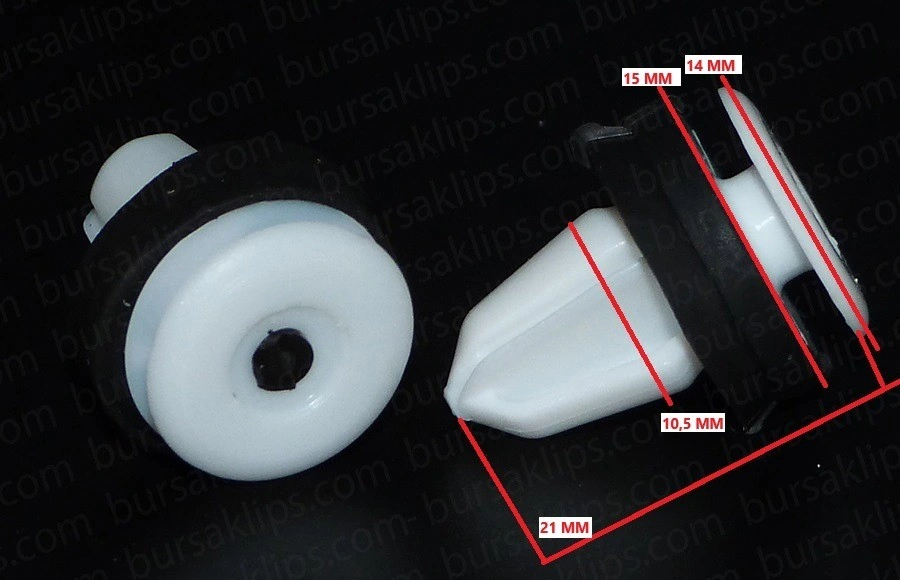 FORD,LAND ROVER ÇAMURLUK AĞIZ KLİPSİ - W714231 - Yedek Parça
