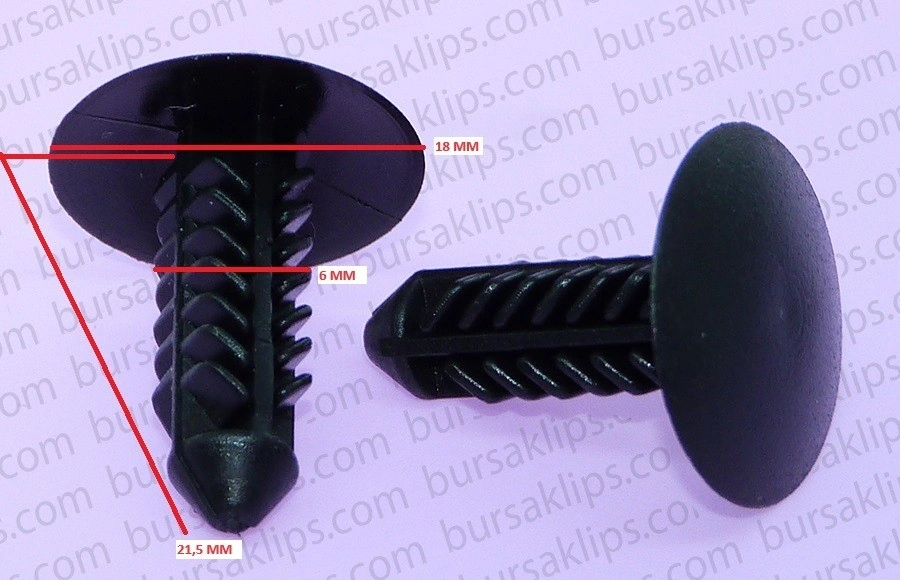 FORD,LİNCOLN-MERCURY TAMPON,DAVLUMBAZ,BAGAJ DÖŞEME KLİPSİ - W711687S300 - Yedek Parça