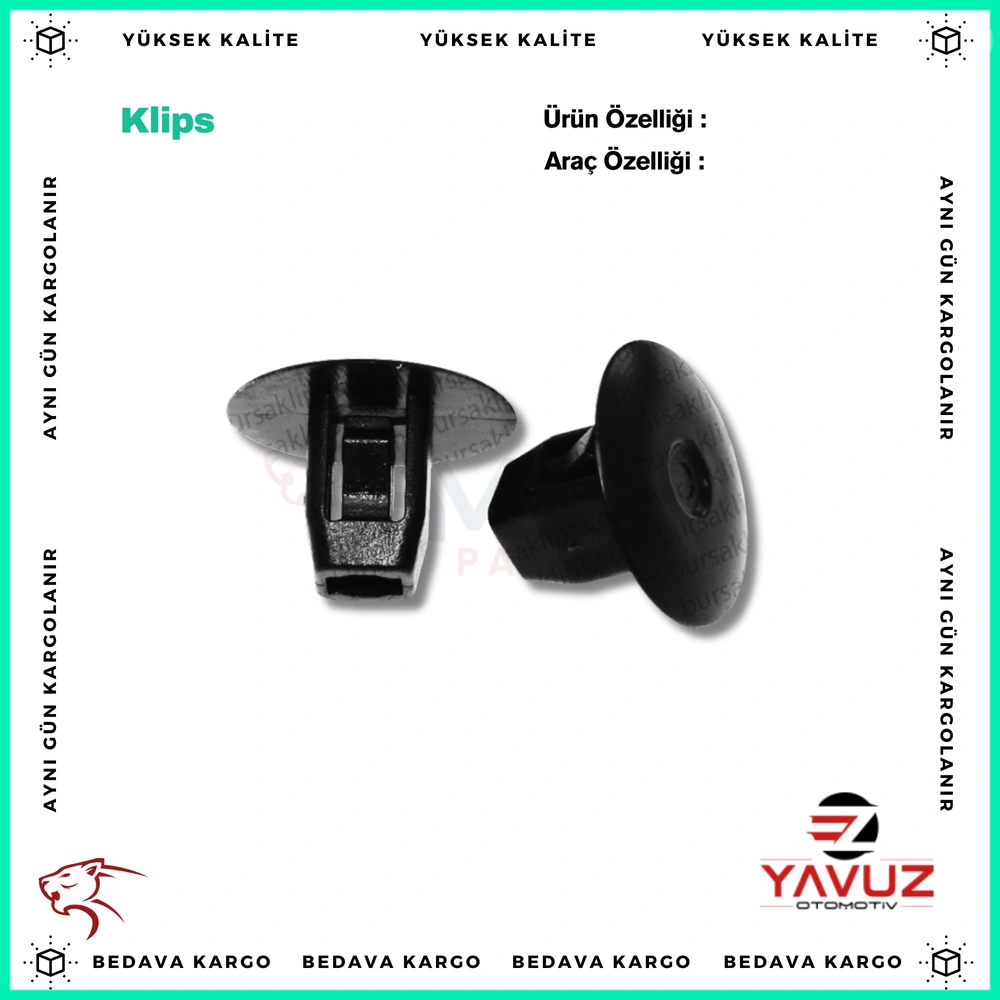 HONDA DAVLUMBAZ KLİPSİ - 90682SEA003 - Yedek Parça