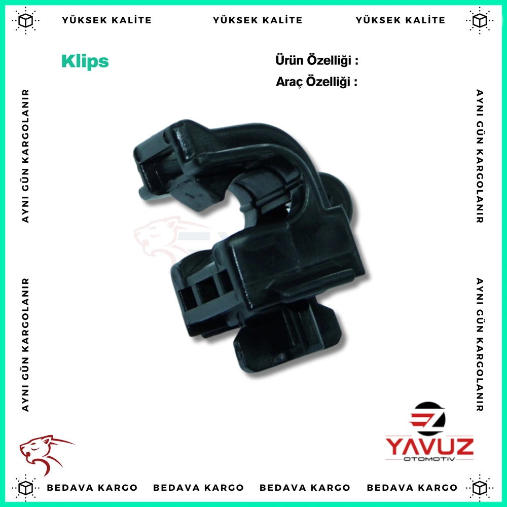 HONDA KAPUT DEMİR KLİPSİ - 90677SEO003 - Yedek Parça