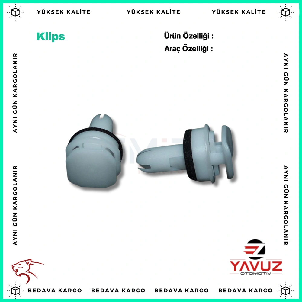 HONDA MARŞPİYEL KLİPSİ - 91512TZ5A01 - Yedek Parça