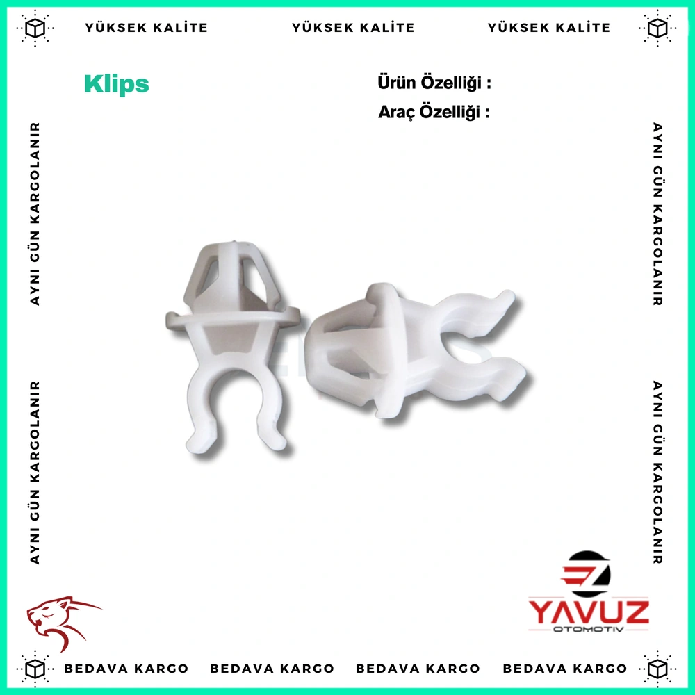 HONDA,MAZDA,SUBARU KAPUT DEMİR KLİPSİ - 475003898 - Yedek Parça