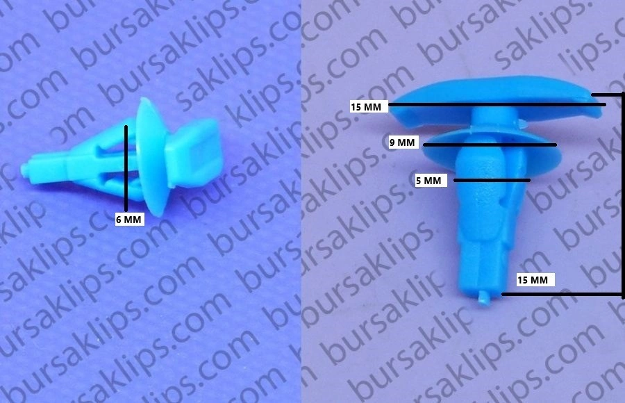 HONDA,NİSSAN FİTİL KLİPSİ MAVİ - Yedek Parça