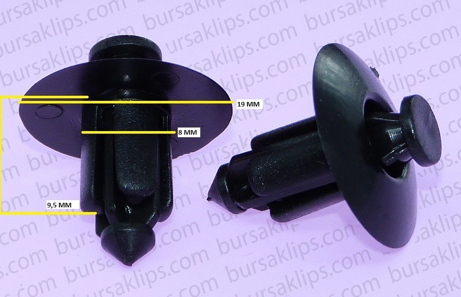 HONDA,NİSSAN,TOYOTA TAMPON KLİPSİ - 91545SE00030 - Yedek Parça