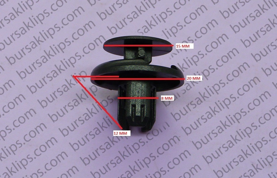 HONDA,TOYOTA DAVLUMBAZ KLİPSİ - 91512SX0003 - Yedek Parça
