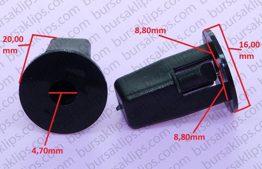 HONDA,TOYOTA DAVLUMBAZ,PAÇALIK VİDA KLİPSİ (KÜÇÜK) - 9018906214 - Yedek Parça