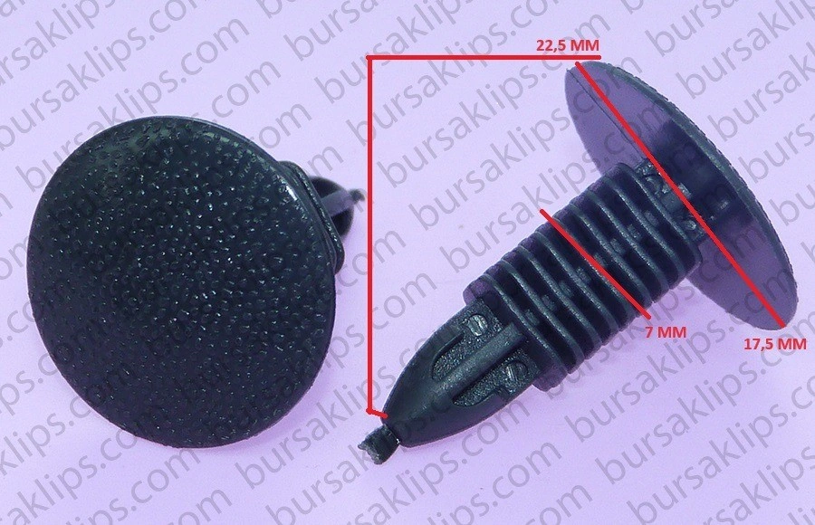 HYUNDAİ DÖŞEME KLİPSİ (KOYU GRİ) - 8532521000AQ - Yedek Parça