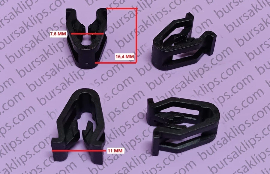 HYUNDAİ,KİA (2016-2022) İÇ BAĞLANTI TAVAN KLİPSİ (7,6x16,4mm) - 858583S100 - Yedek Parça