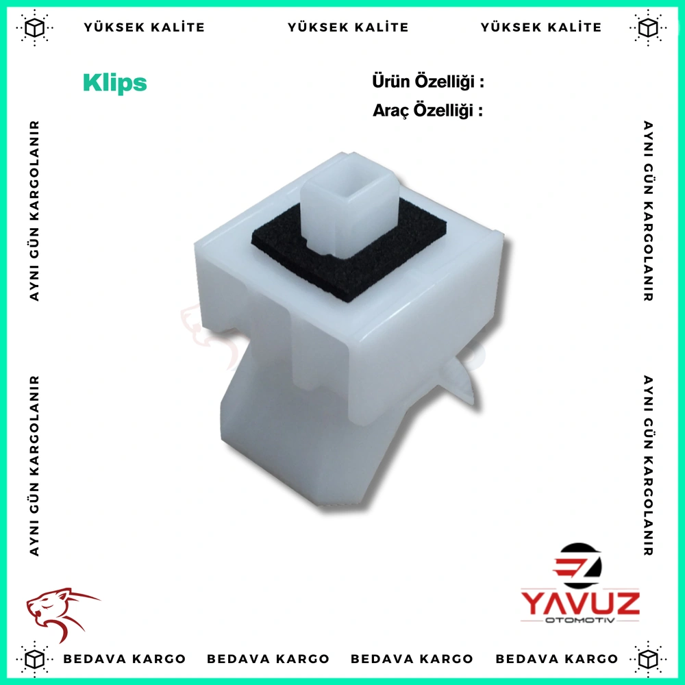 ISUZU KÖŞE PANEL KLİPSİ (BÜYÜK) (CONTALI) - 8974107380 - Yedek Parça