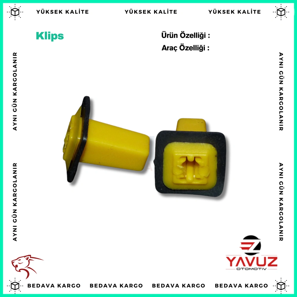 ISUZU VİDA KLİPSİ - 8980574160 - Yedek Parça