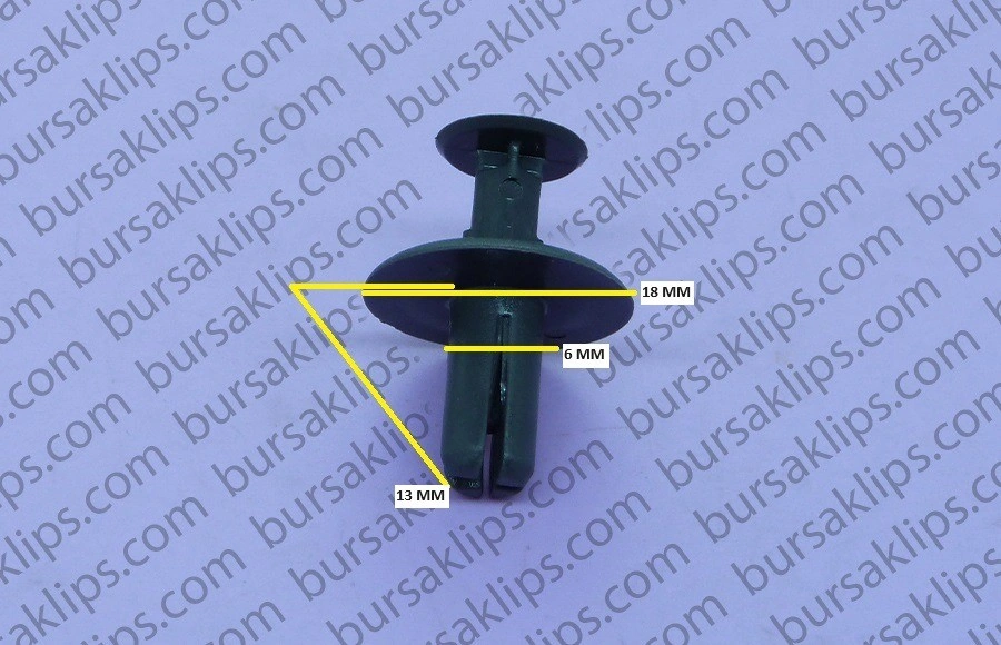 MAZDA BAGAJ HALI KLİPSİ GRİ (UZUN) - GJ2168885B02 - Yedek Parça