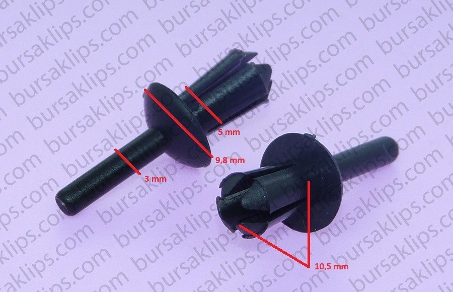 MERCEDES W 123,L KW DAVLUMBAZ KLİPSİ - 0009903792 - Yedek Parça