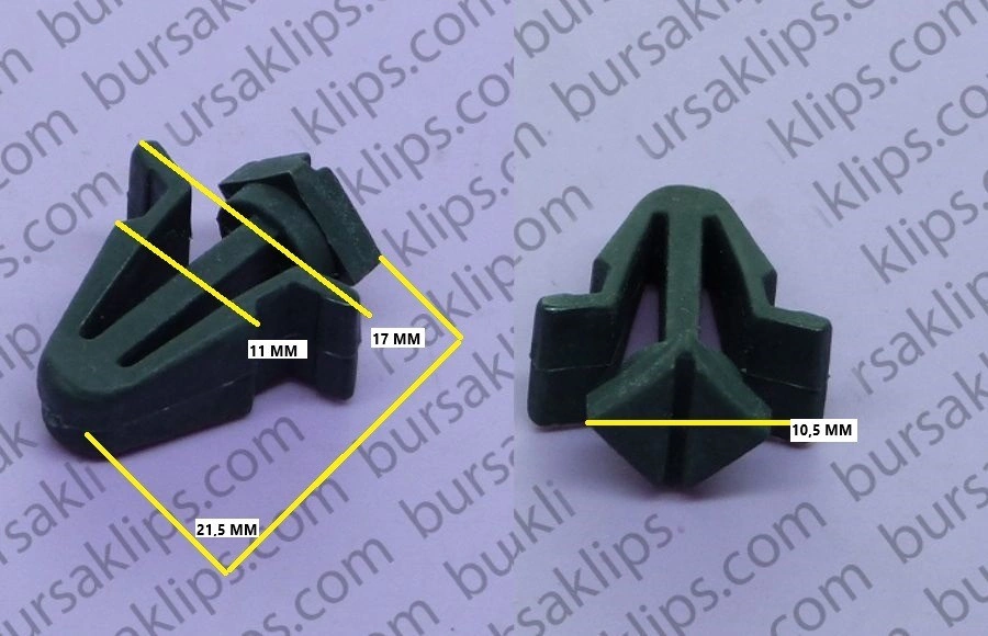 NİSSAN IZGARA PANJUR KLİPSİ (GRİ) - 0155303831 - Yedek Parça