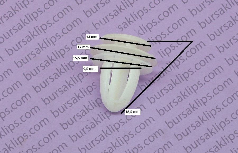 NİSSAN X-TRAİL KAPI DÖŞEME KLİPSİ - 0155330001 - Yedek Parça