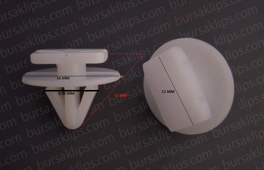 OPEL CORSA,COMBO ÇAMURLUK BAKALİT KLİPSİ - Yedek Parça