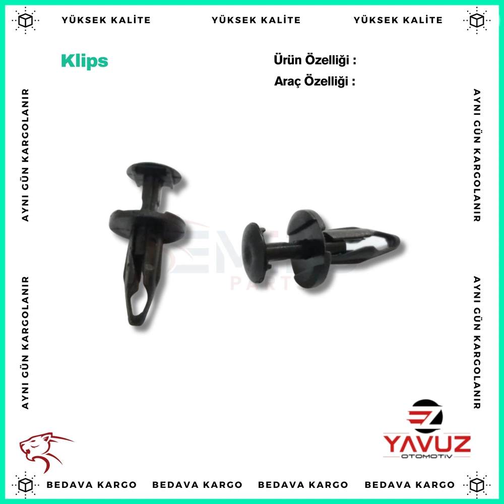 OPEL DAVLUMBAZ KLİPSİ - 21077123 - Yedek Parça