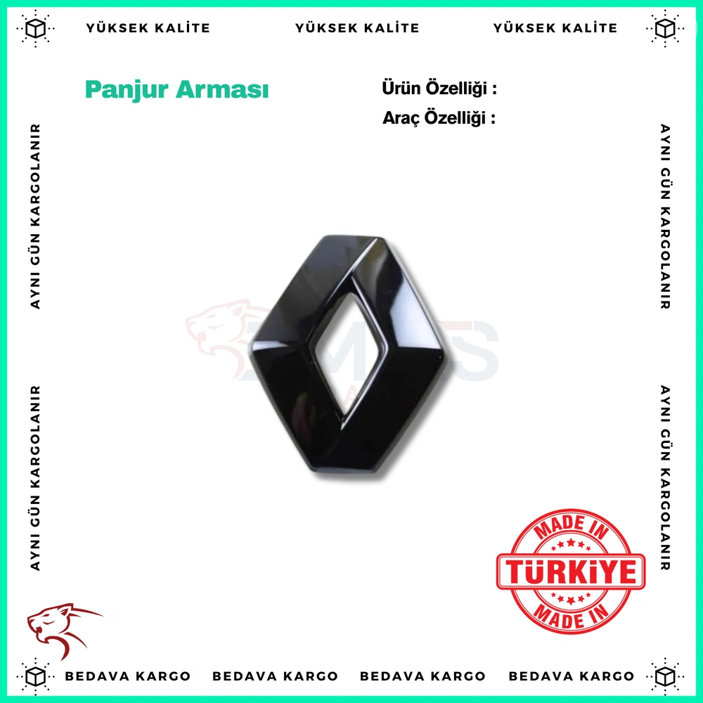 Panjur Armasi Arka Bagaj Renault Megane - 8200469132 - Yedek Parça