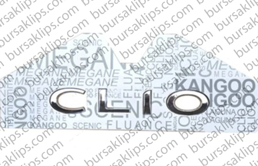RENAULT CLİO 3 BAGAJ YAZI (PARÇALI KROM) - 7701208978 - Yedek Parça