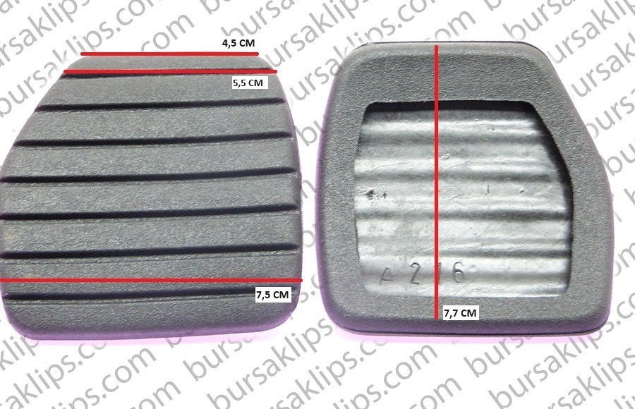 RENAULT FLUENCE,MEGANE 3,SCENIC 3 YM FREN PEDAL LASTİĞİ - 465312812R - Yedek Parça
