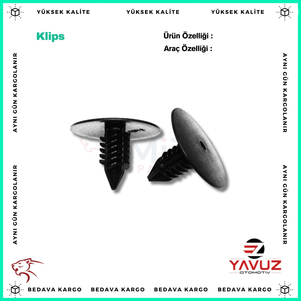 RENAULT KANGOO,MEGANE DAVLUMBAZ KLİPSİ - 7703077435 - Yedek Parça