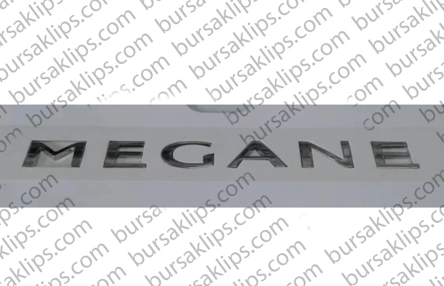 RENAULT MEGANE 3 BAGAJ YAZI (PARÇALI KROM) - 908897337R - Yedek Parça