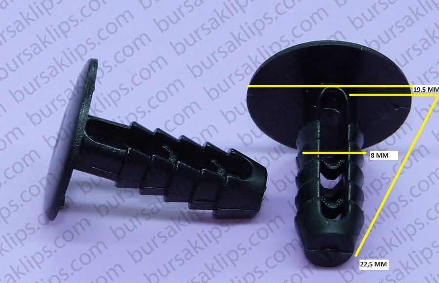 RENAULT R11 FLASH KARTON (ÇATI) DÖŞEME KLİPSİ - 17887688 - Yedek Parça