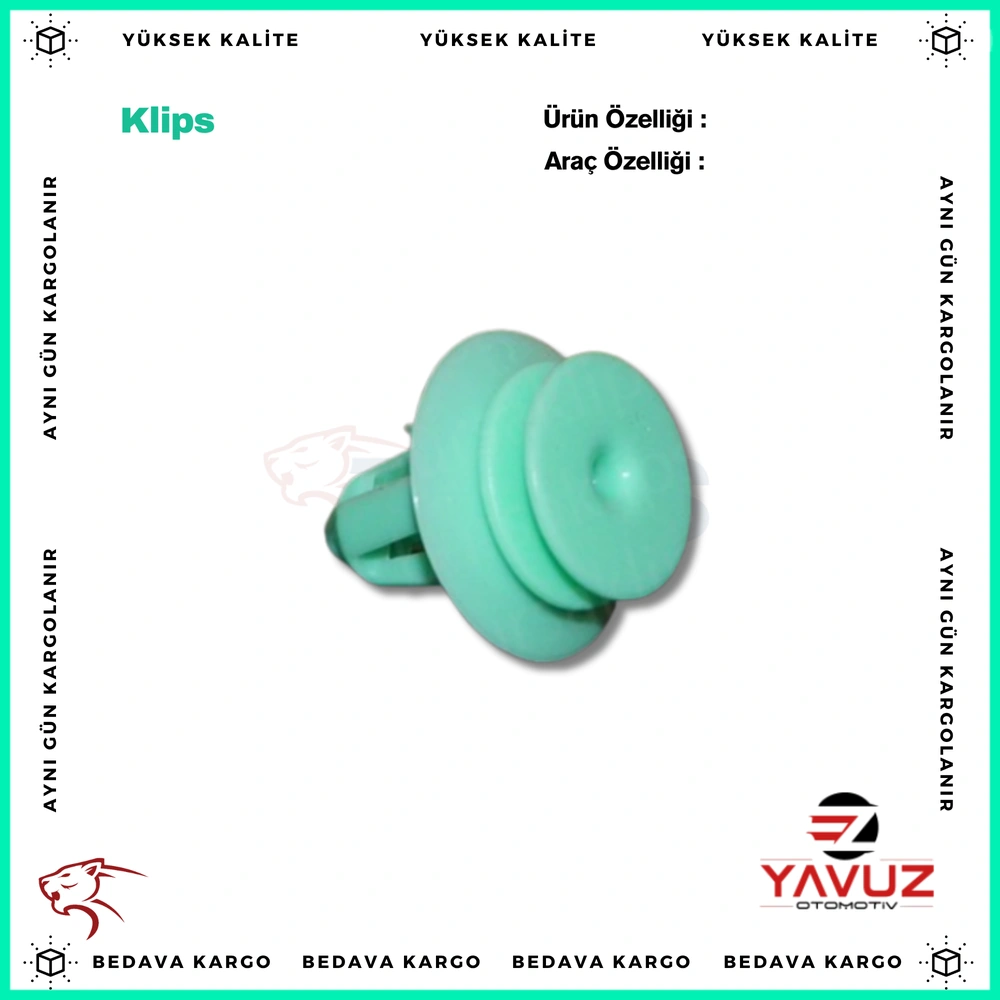 ßMERCEDES W163,208,210 KAPI DÖŞEME KLİPSİ - A0079889978 - Yedek Parça