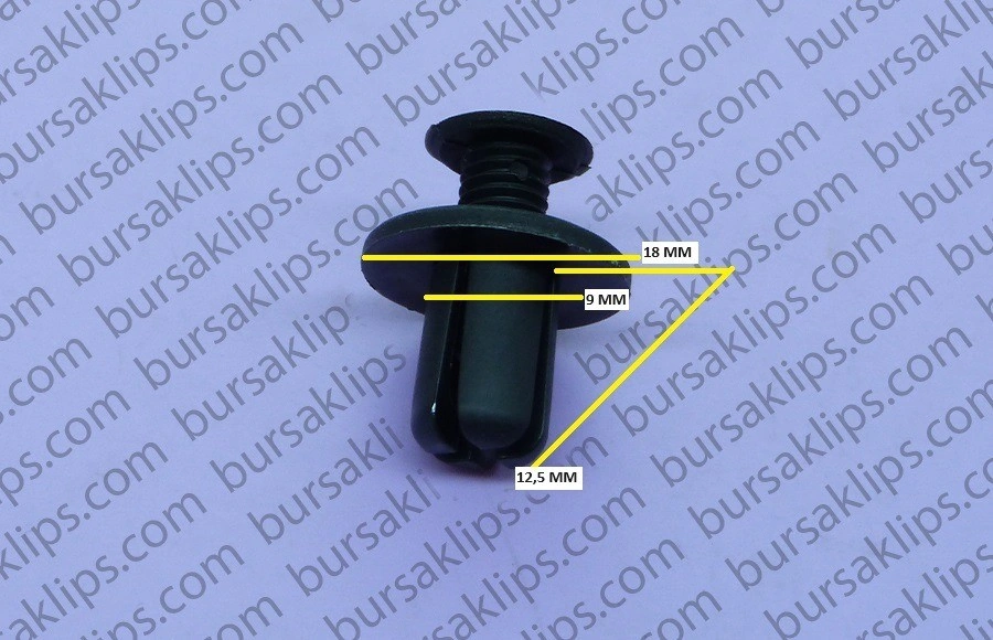 TOYOTA DAVLUMBAZ KLİPSİ (9mm) - 9046710206 - Yedek Parça